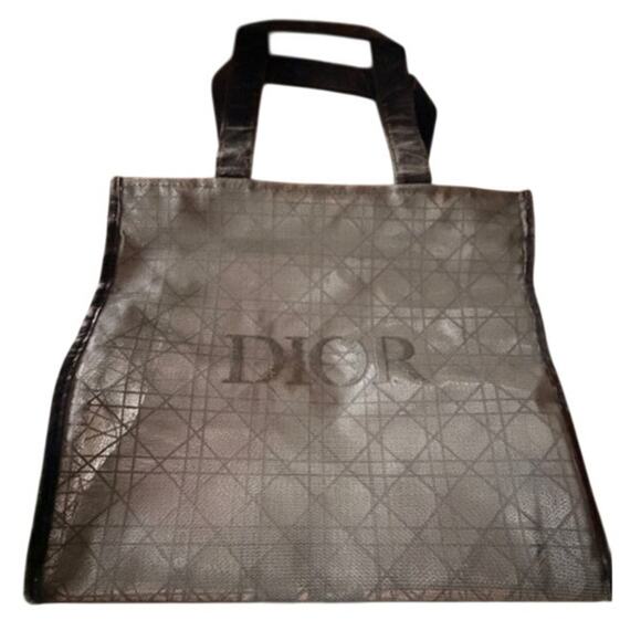Christian Dior Black Mesh Tote Bag Promo 16x14x5 - Picture 2 of 6